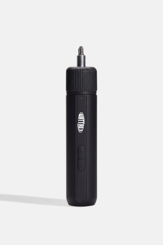 WATTREX Cordless Screwdriver with 25 pcs Screwdriver Bit Set,Black